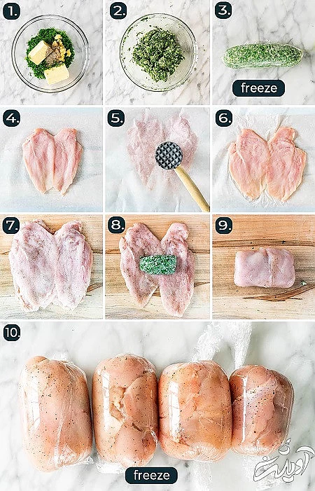 کیوسکی چه غذایی است, طرز تهیه کیفسکی, تزیین کیوسکی مرغ